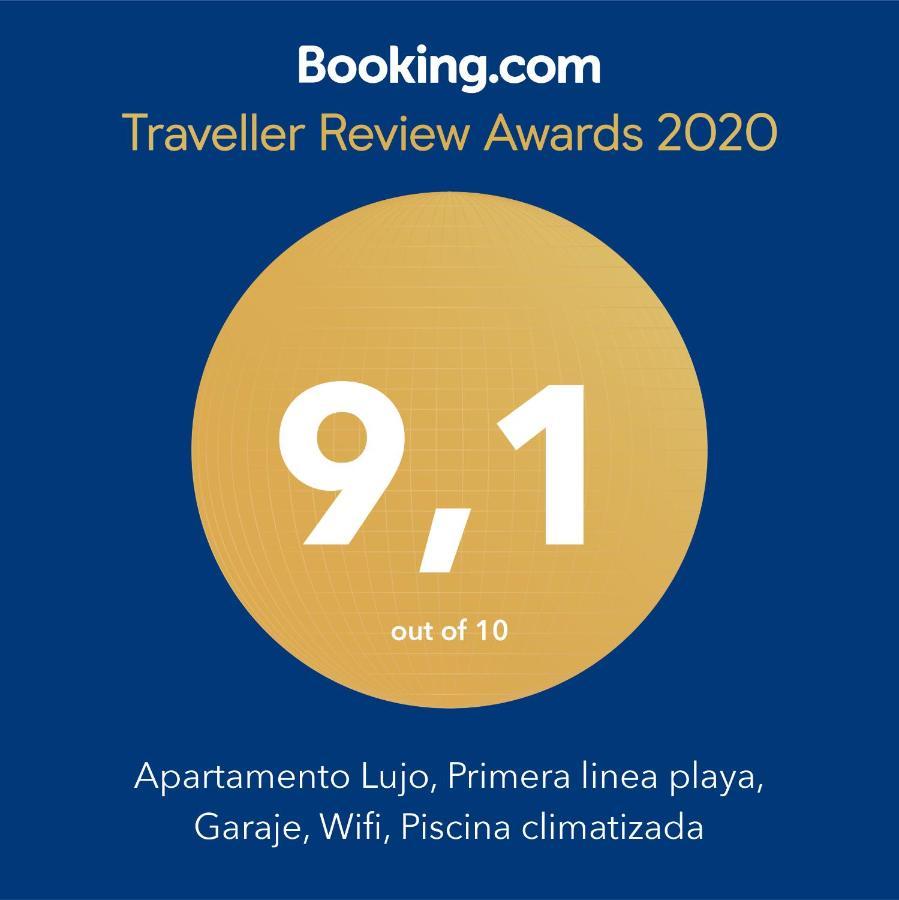 Apartamento Lujo, Primera Linea Playa, Garaje, Wifi, Piscina Climatizada Roquetas de Mar Exteriér fotografie