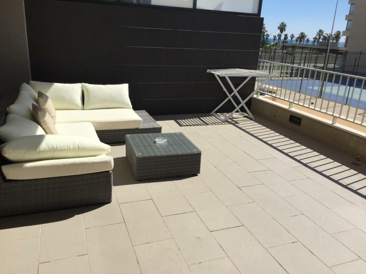 Apartamento Lujo, Primera Linea Playa, Garaje, Wifi, Piscina Climatizada Roquetas de Mar Exteriér fotografie