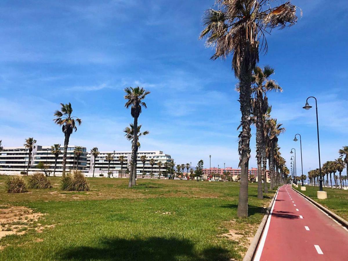 Apartamento Lujo, Primera Linea Playa, Garaje, Wifi, Piscina Climatizada Roquetas de Mar Exteriér fotografie